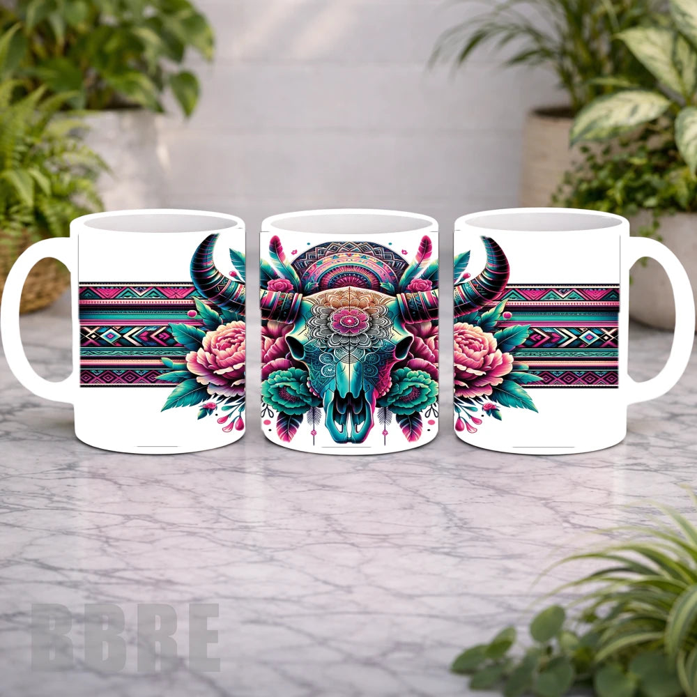 Floral Skull 9 Mockup Product Photo