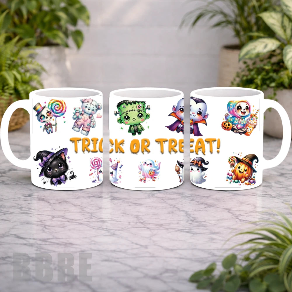 Halloween Characters Mockup Product Photo
