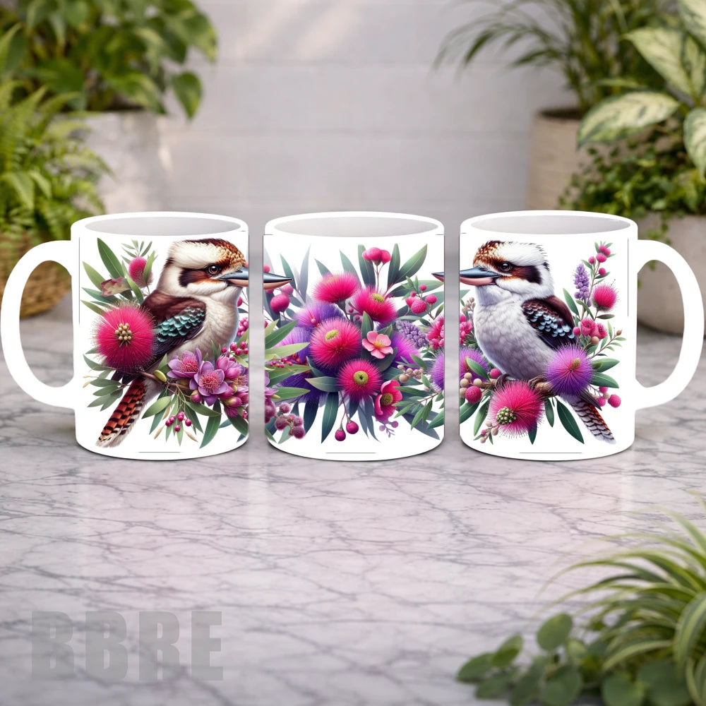 Floral Kookaburras Mockup Product Photo