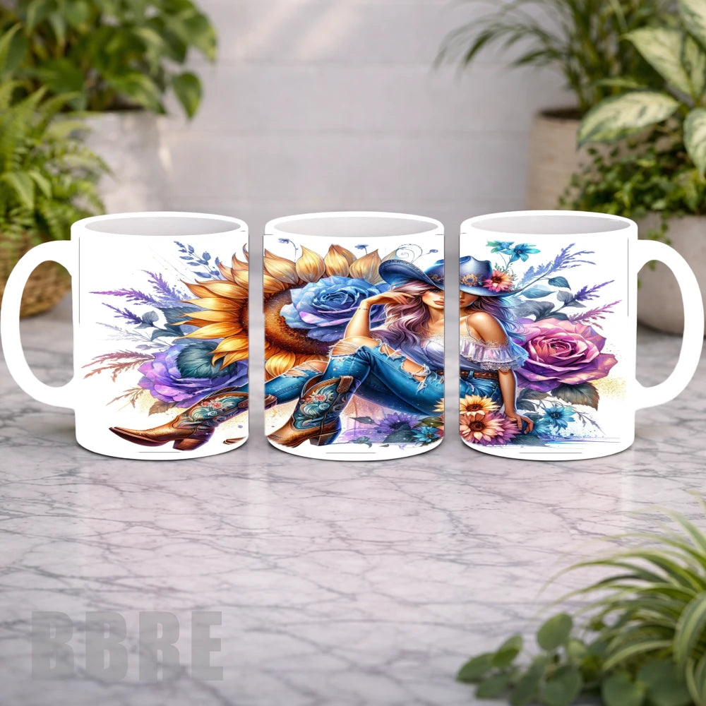 Cowgirl Floral 2 Mockup Product Photo