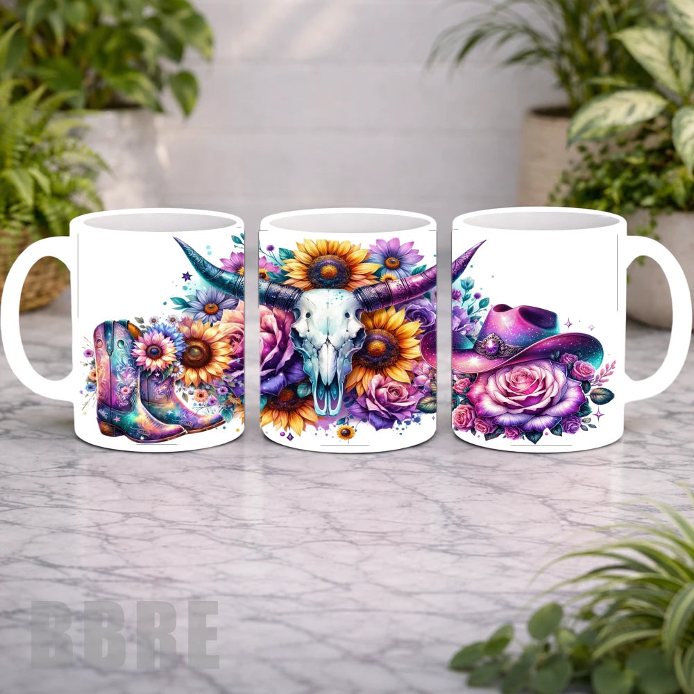 Floral Skull 10 Mockup Product Photo