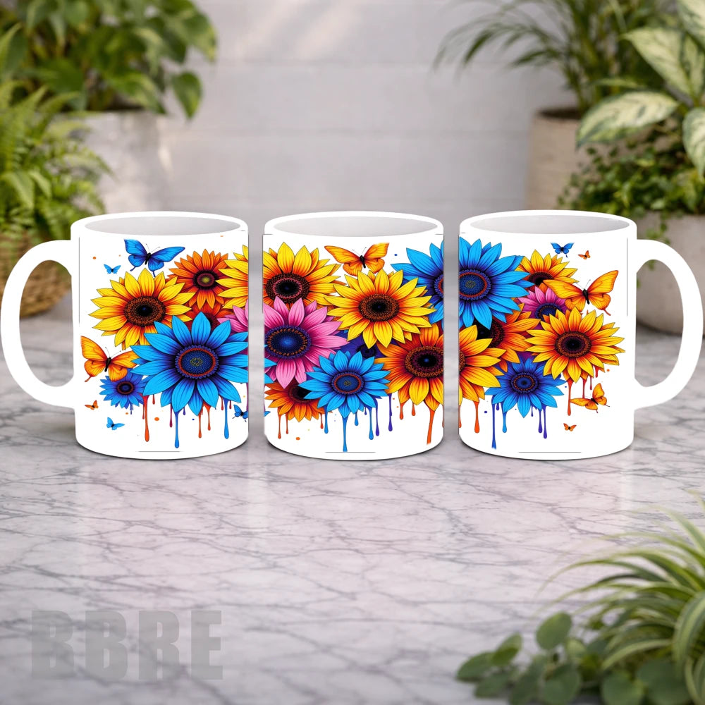 Colorful Sunflowers Mockup Product Photo