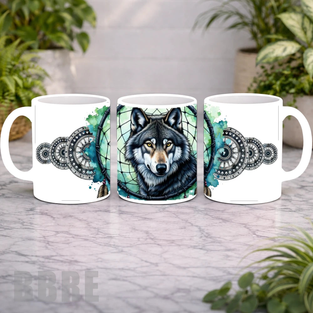 Wolf Dreamcatcher 3 Mockup Product Photo