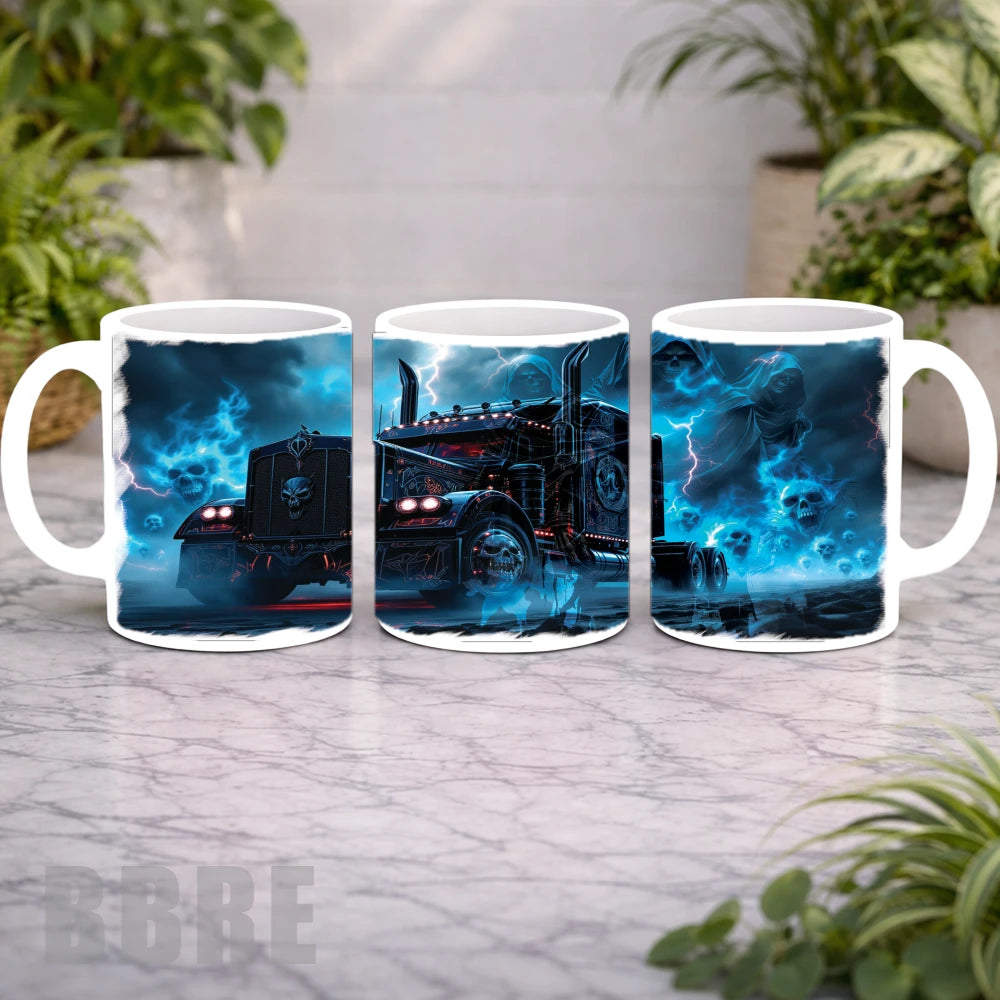 Ghostly Truck Mockup Product Photo