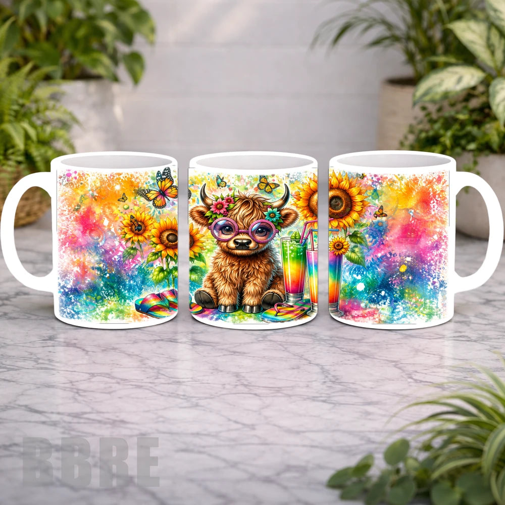 Colorful Highland Mockup Product Photo