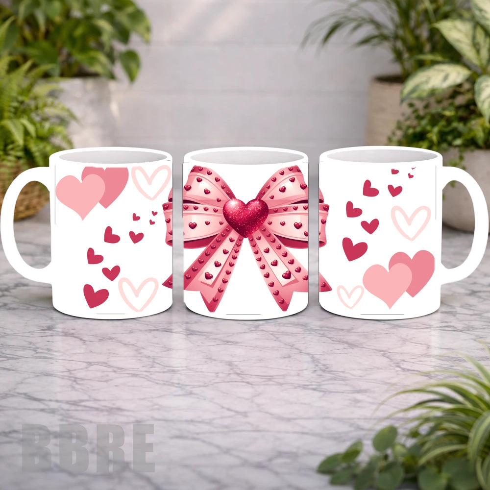 Heart Ribbon Mockup Product Photo