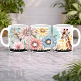 Floral Giraffe Mockup Product Photo