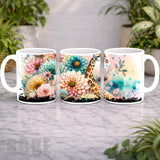 Floral Giraffe 2 Mockup Product Photo