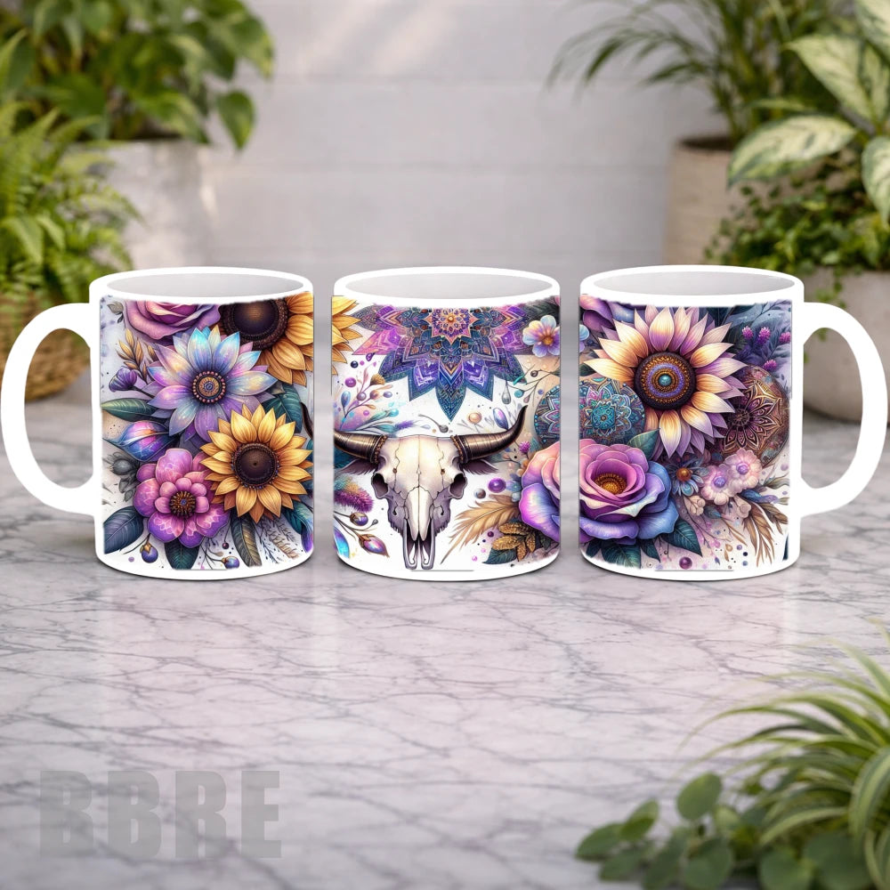 Floral Skull 11 Mockup Product Photo