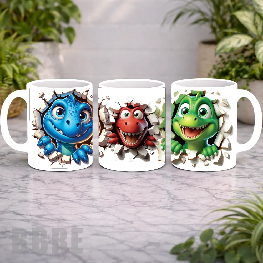 Dinosaur Trio Mockup Product Photo