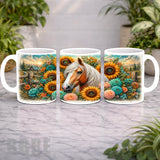 Floral Horse 3 Mockup Product Photo