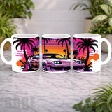 Retro Car Mockup Product Photo