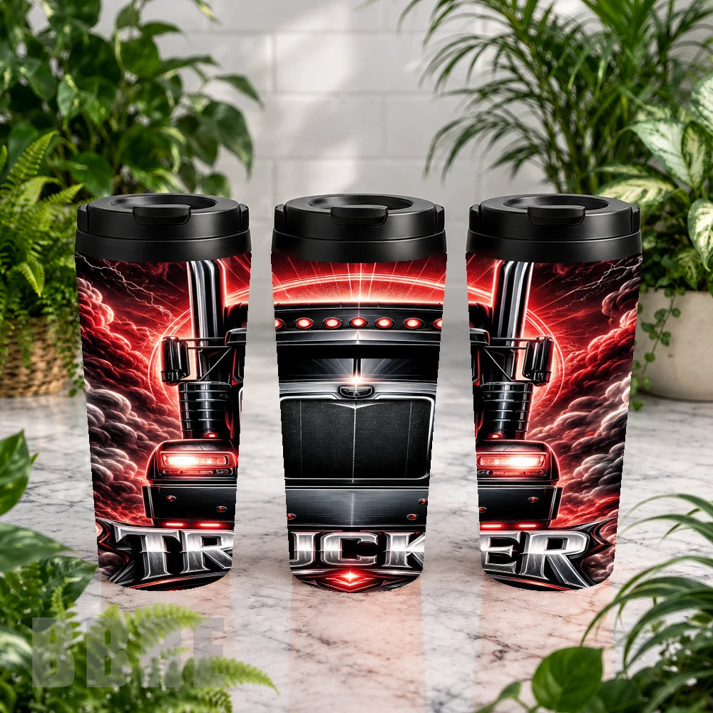 Trucker Art Mockup Image
