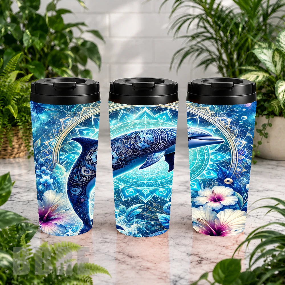 Oceanic Dolphin Mockup Image