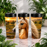 Golden Horse Mockup Image