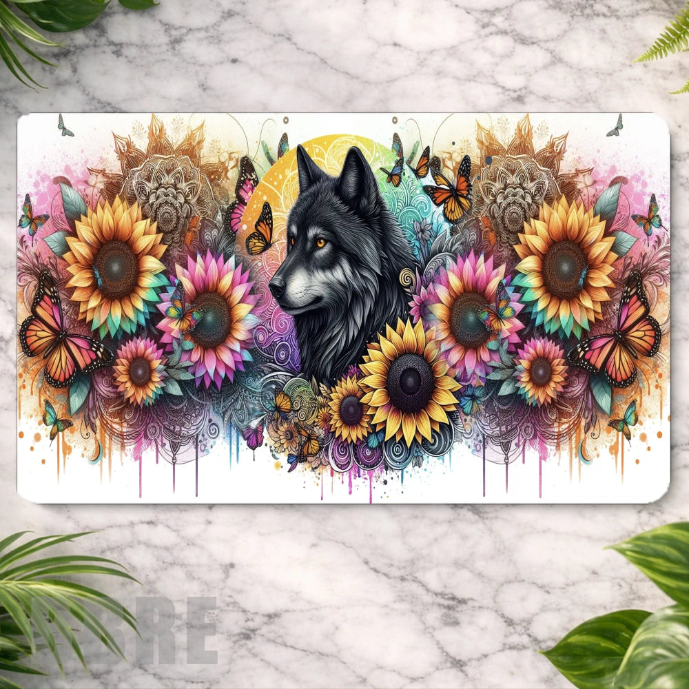 Wolf Sunflowers Main Image