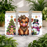 Festive Highland Cow Product Image