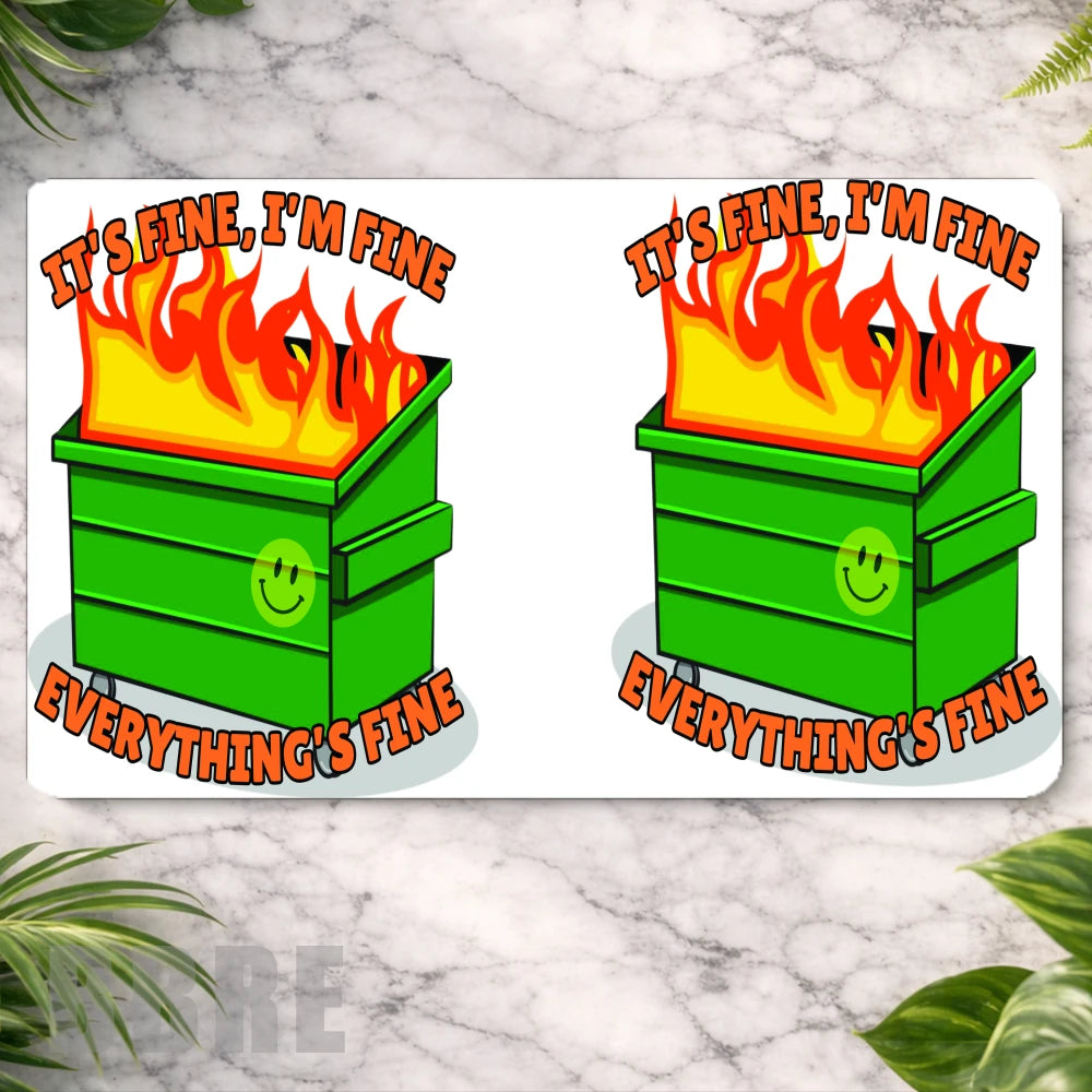 Flaming Dumpster Main Image