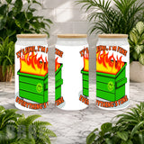 Flaming Dumpster Product Image