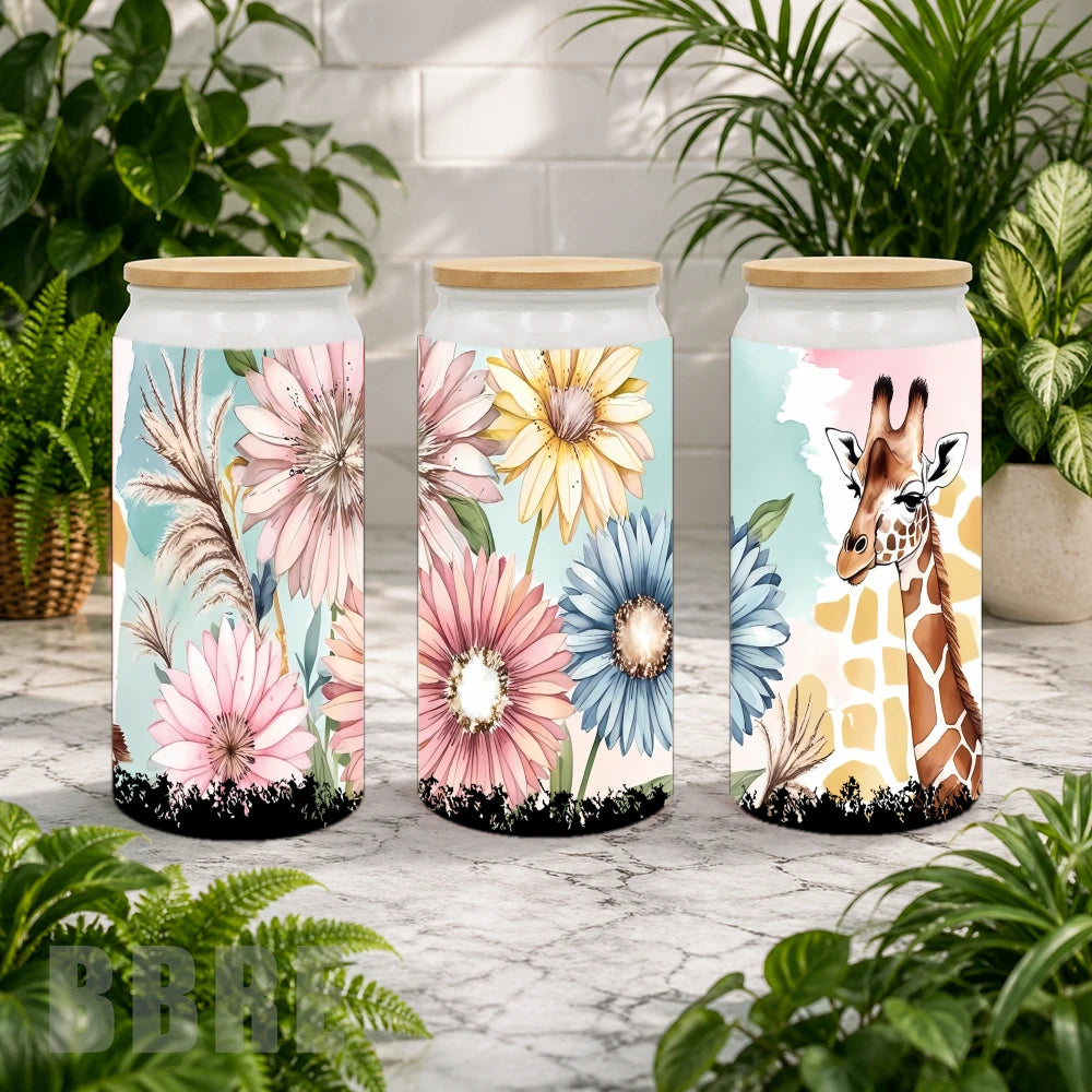 Floral Giraffe Product Image