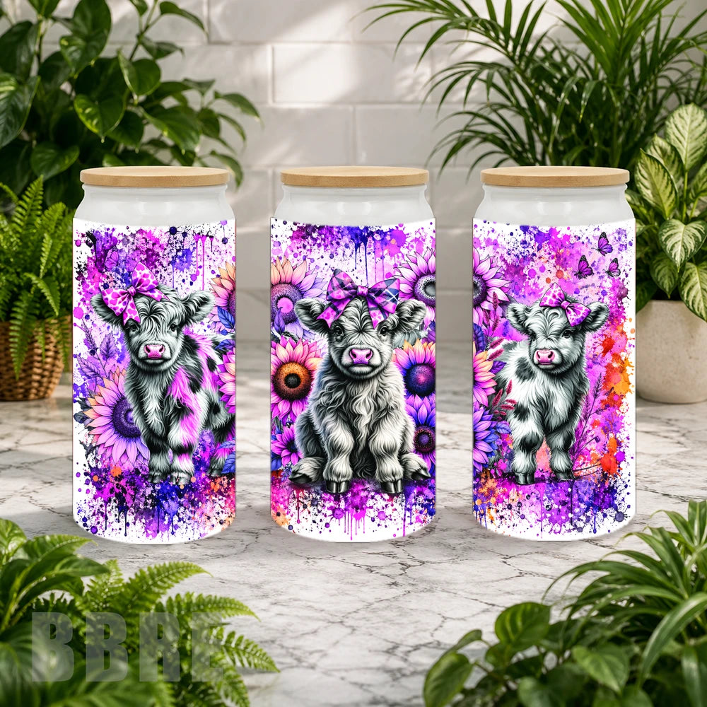 Floral Cows 2 Product Image