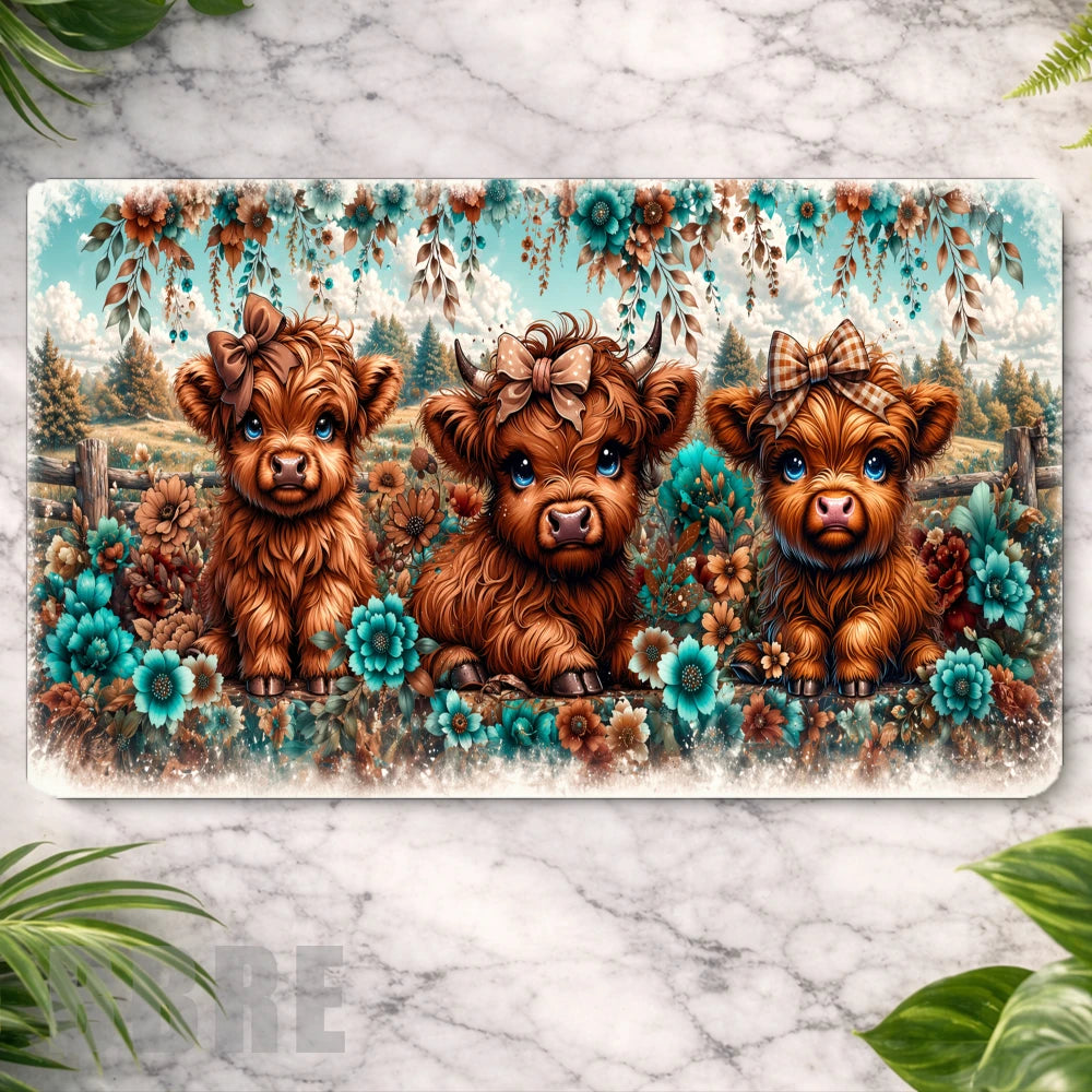 Floral Highland Cattle Main Image