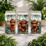 Floral Highland Cattle Product Image