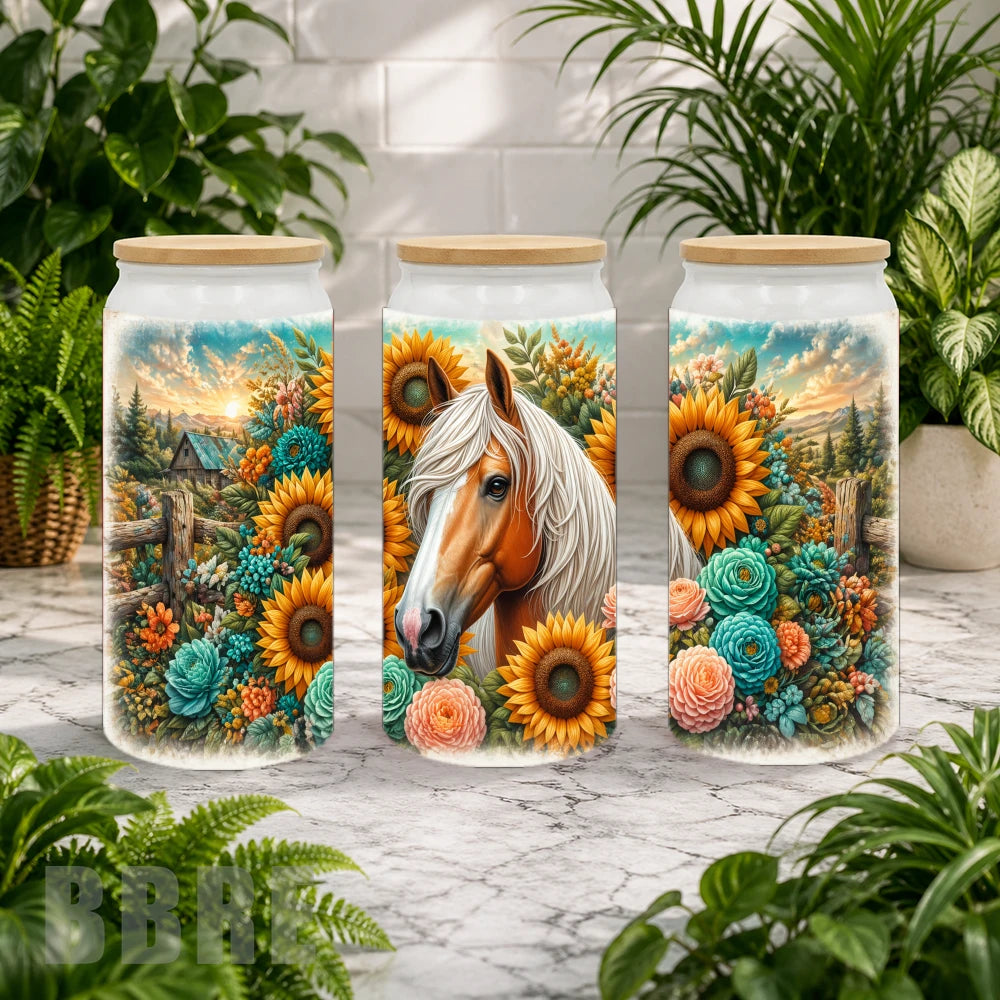 Floral Horse 3 Product Image