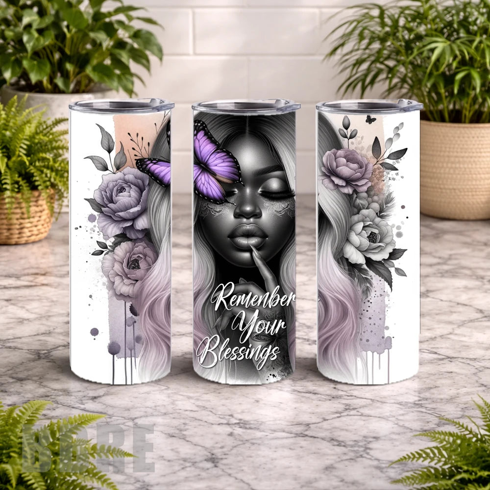 Blessings Tumbler 20 OZ Wrap Mockup