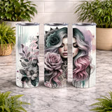 Floral Goddess 20 OZ Wrap Mockup