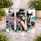 Cowgirl Heart 20 OZ Wrap Mockup