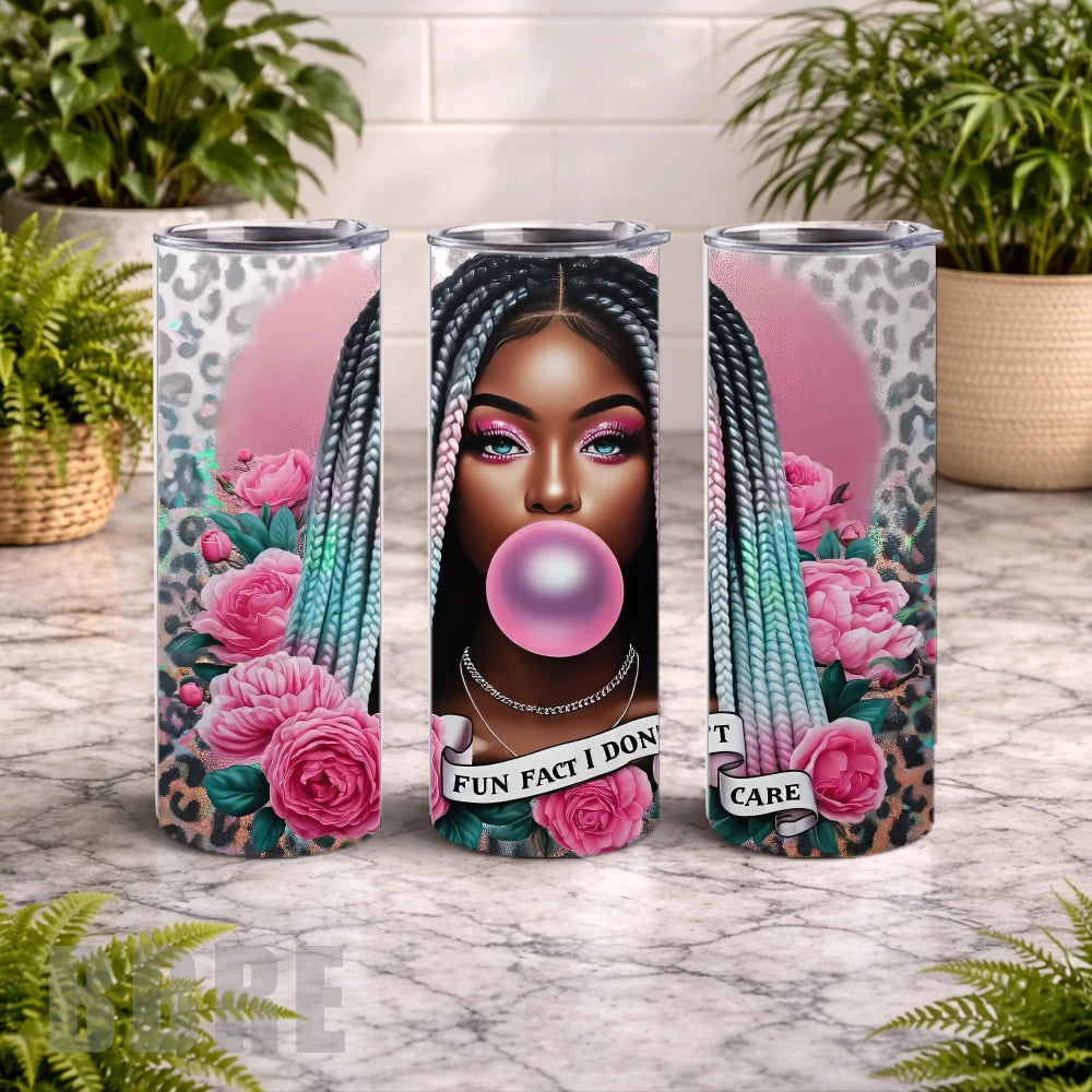 Bubblegum Beauty 20 OZ Wrap Mockup