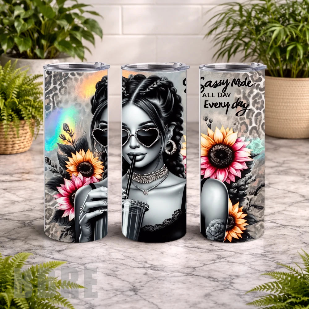 Sassy Mode 20 OZ Wrap Mockup