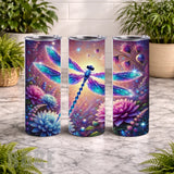 Cosmic Dragonfly 20 OZ Wrap Mockup