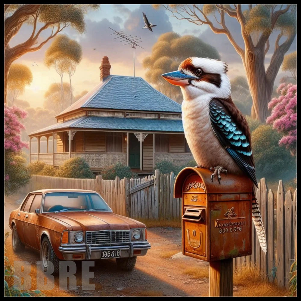 Kookaburra Scene 2 20 OZ Sublimation Wrap