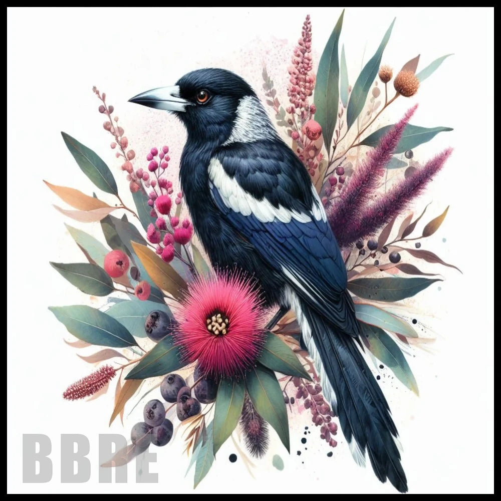 Elegant Magpie 20 OZ Sublimation Wrap