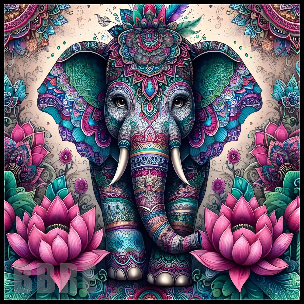 Elephant Mandala 20 OZ Sublimation Wrap