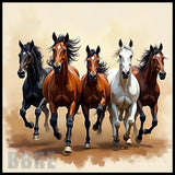 Galloping Horses 20 OZ Sublimation Wrap
