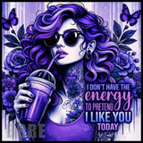 Purple Vibes 20 OZ Sublimation Wrap