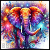 Colorful Elephant 20 OZ Sublimation Wrap