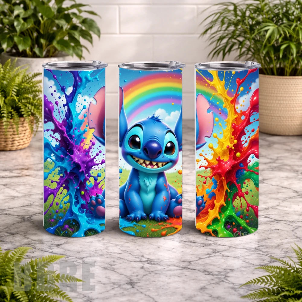 Colorful Stitch 20 OZ Wrap Mockup