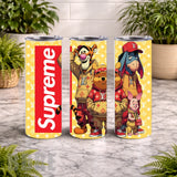 Supreme Characters 20 OZ Wrap Mockup