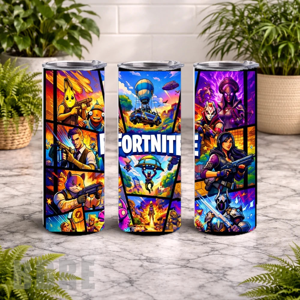 Fortnite Adventure 20 OZ Wrap Mockup