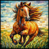 Mosaic Horse 20 OZ Sublimation Wrap