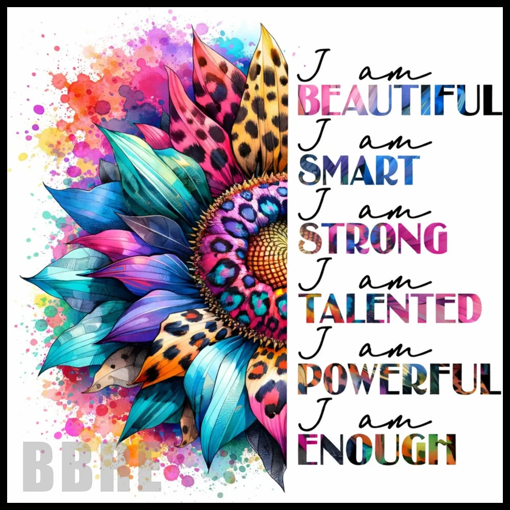 Empowerment Flower 20 OZ Sublimation Wrap