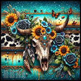 Floral Skull 2 20 OZ Sublimation Wrap
