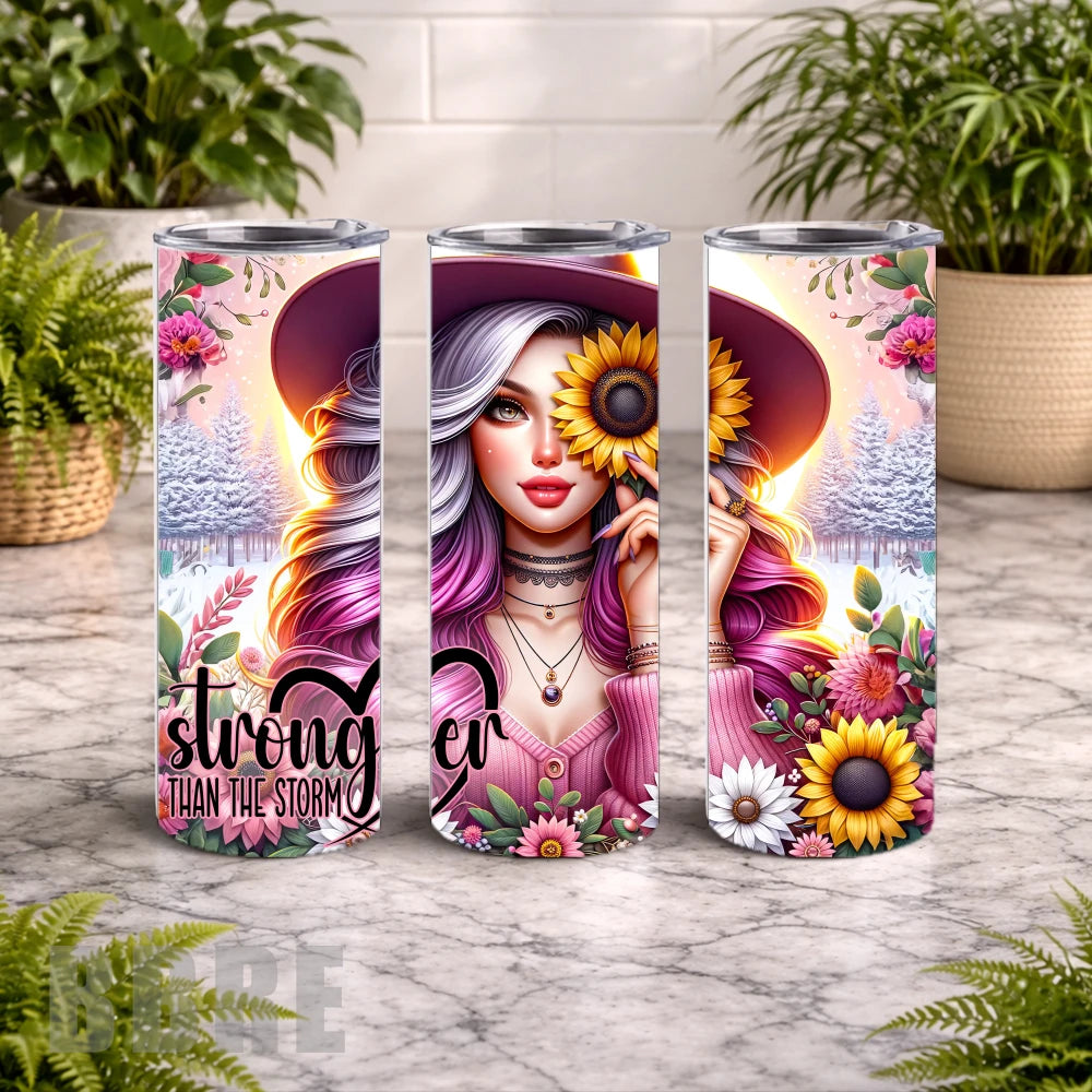Sunflower Queen 20 OZ Wrap Mockup