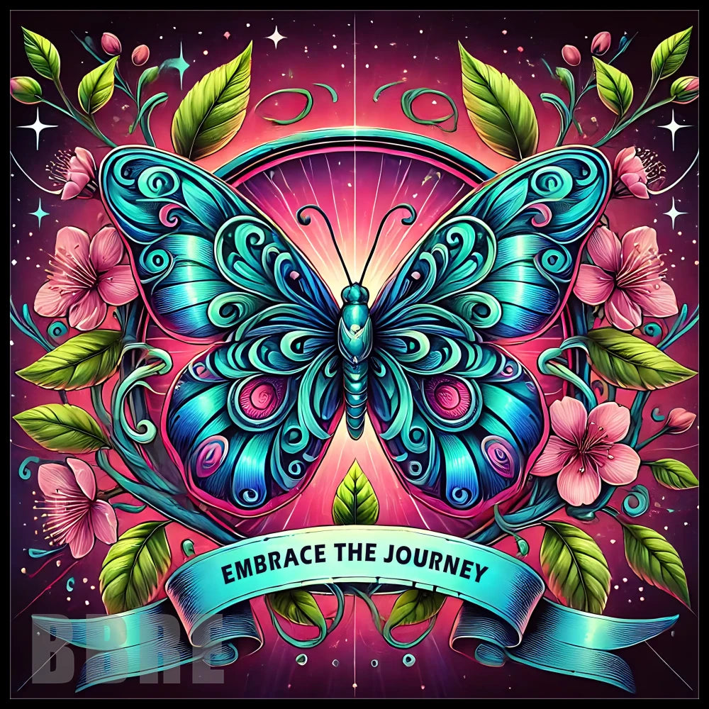 Butterfly Journey 20 OZ Sublimation Wrap