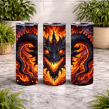 Fiery Dragon 5 20 OZ Wrap Mockup