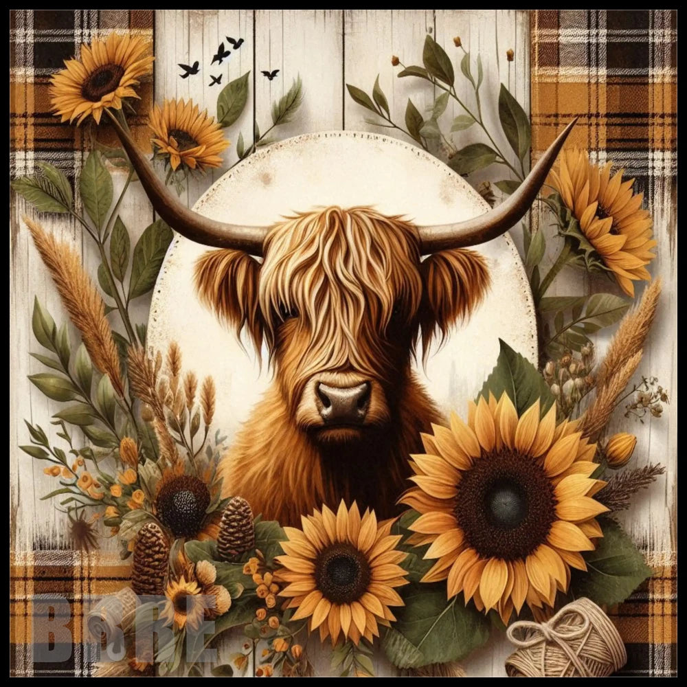Highland Cow 20 OZ Sublimation Wrap